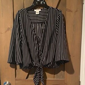 URBAN Romantics Monochrome Striped Blouse
